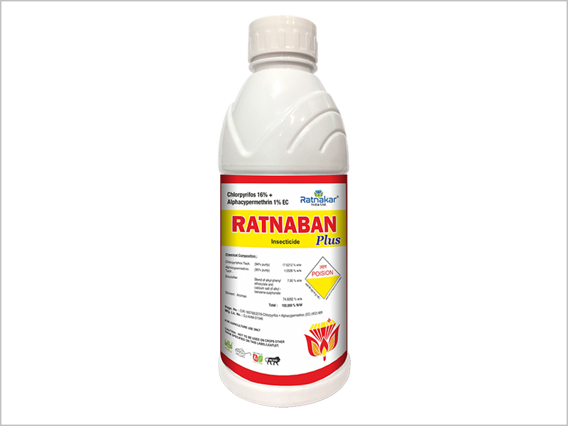 Manufacturer of Chlorpyrifos 16% + Alphacypermethrin 1% EC in India