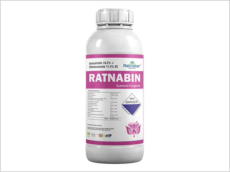 Manufacturer of Azoxystrobin 18.2% + Difenoconazole 11.4% SC in India